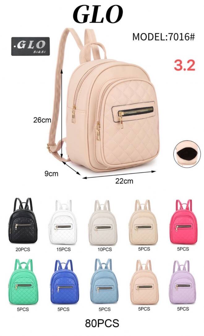 Plecak damskie 7016 Mix KOLOR  Standard 1