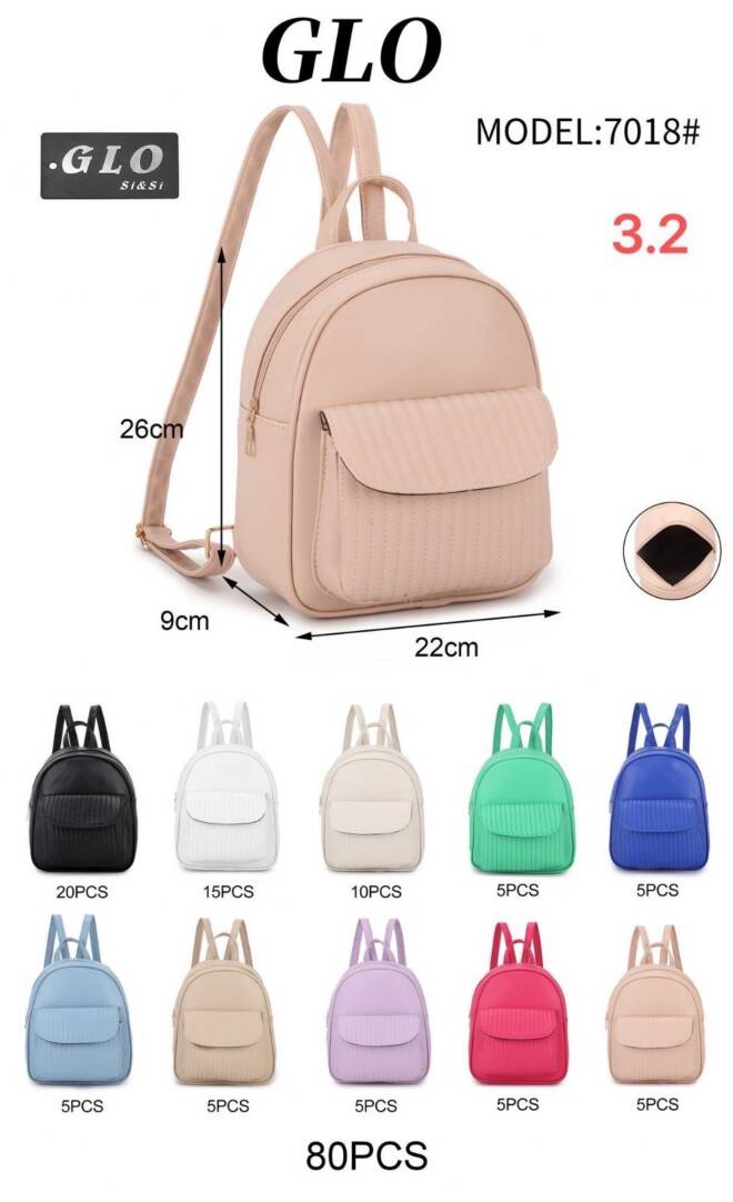 Plecak damskie 7018 Mix KOLOR  Standard 1