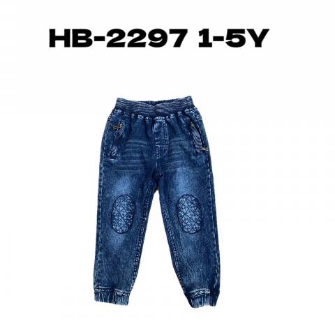 Jeansy chłopięce HB-2297 1 kolor 1-5