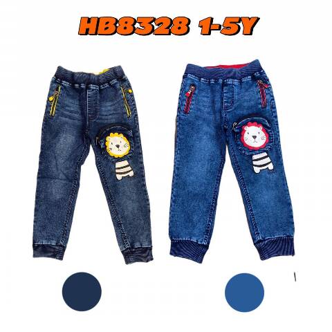 Jeansy chłopięce HB8328 1 kolor 1-5