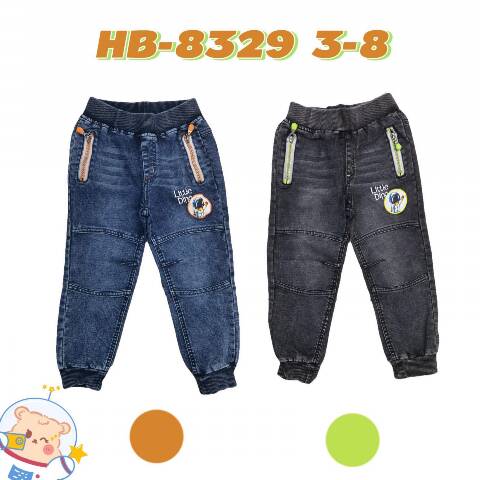 Jeansy chłopięce HB-8329 1 kolor 3-8
