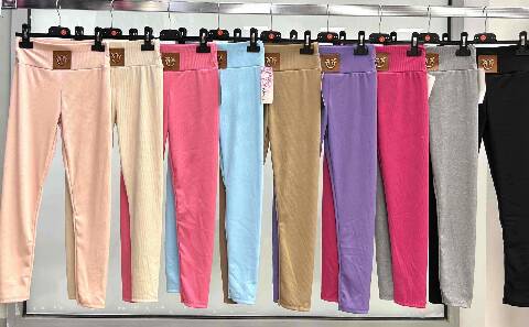 Leginsy dziewczęcy 9050 1 kolor 4-14