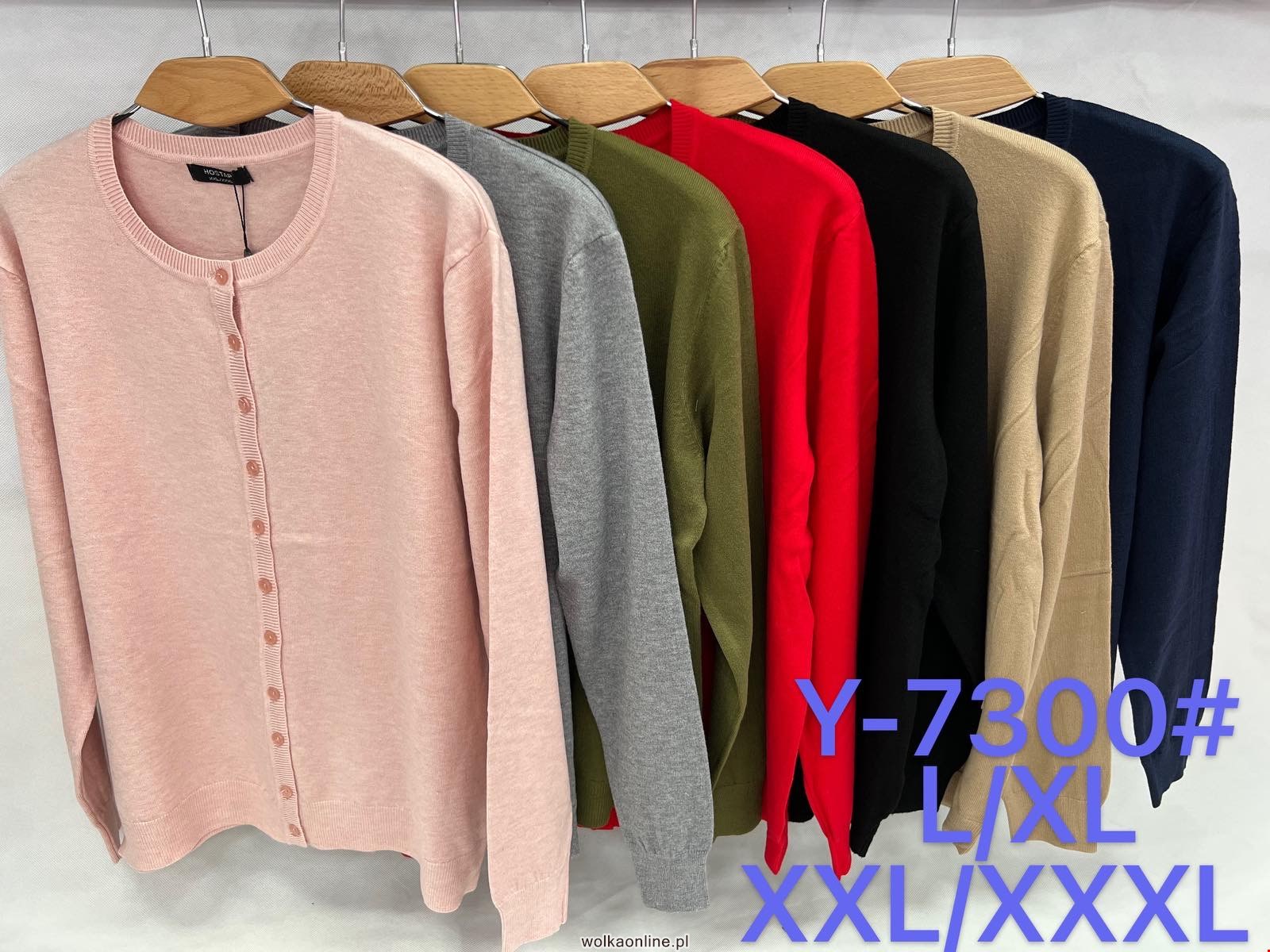 Sweter damskie Y-7300 Mix KOLOR  L-3XL