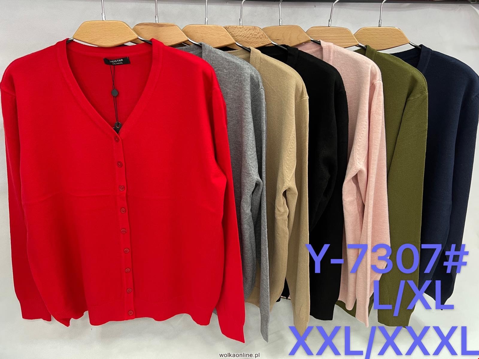 Sweter damskie Y-7307 Mix KOLOR  L-3XL