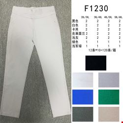 Spodnie damskie F1230 Mix KOLOR  2XL-6XL( Towar China)