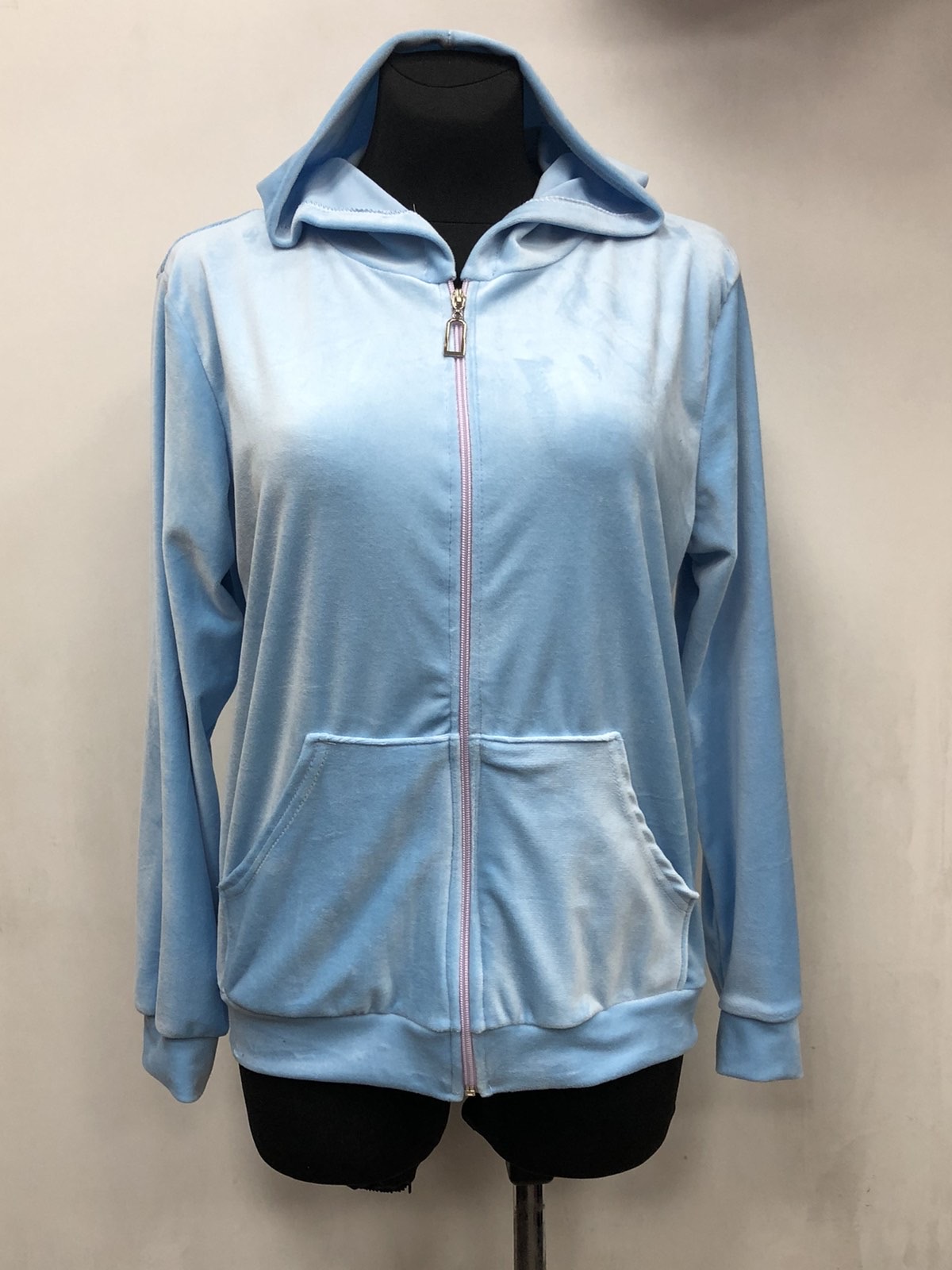 Bluza welurowa damskie 9186 1 kolor  L-4XL (Towar Polskie ) 1