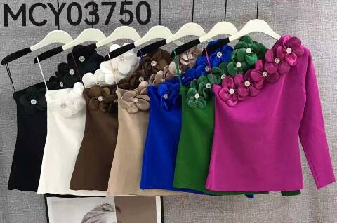 Sweter damskie MCY03750 Mix kolor Standard