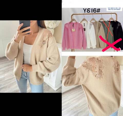 Sweter damskie Y616 Mix kolor Standard