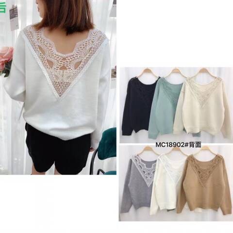 Sweter damskie MC18902 Mix kolor Standard