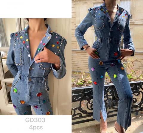 Kombinezon damskie GD303 1 kolor S-L 1