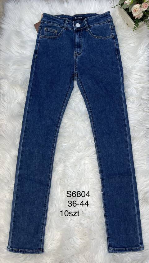 Jeansy damskie S6804 1 kolor 36-44 1