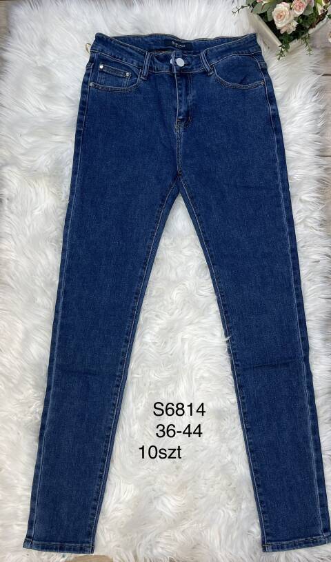 Jeansy damskie S6814 1 kolor 36-44 1