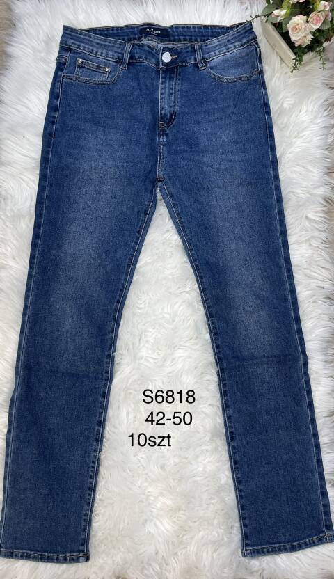 Jeansy damskie S6818 1 kolor 42-50 1