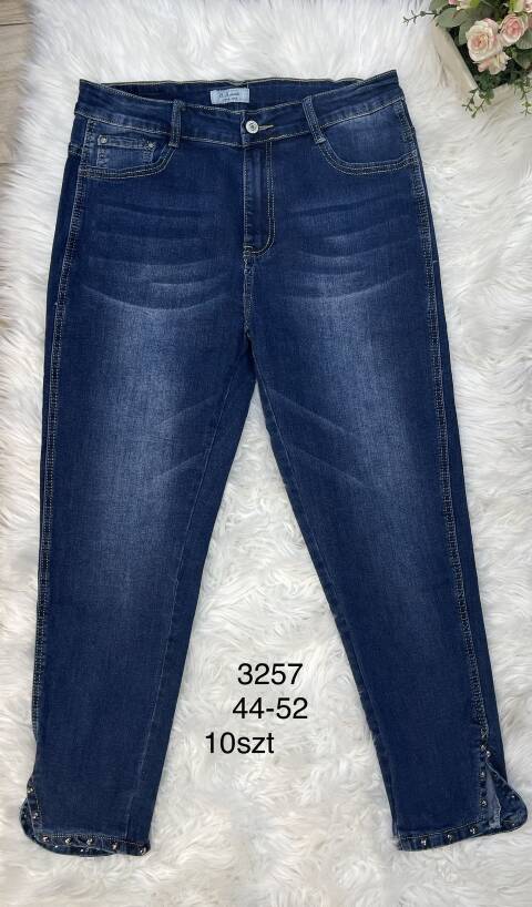 Jeansy damskie 3257 1 kolor 44-52 1