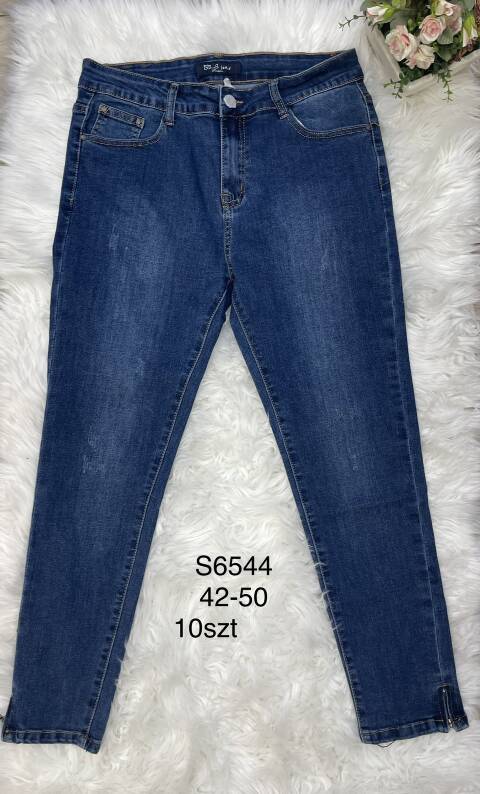 Jeansy damskie S6544 1 kolor 42-50