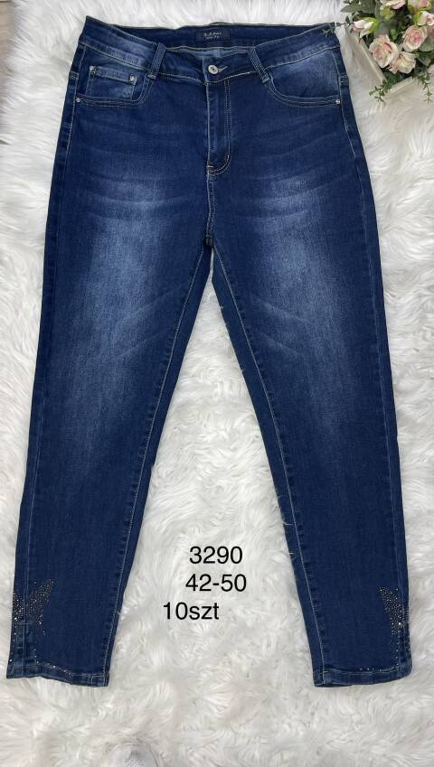 Jeansy damskie 3290 1 kolor 42-50 1