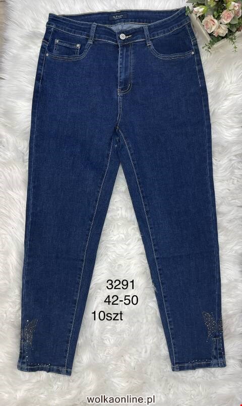 Jeansy damskie 3291 1 kolor 42-50