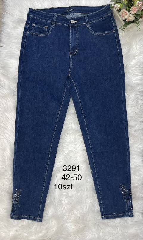 Jeansy damskie 3291 1 kolor 42-50 1