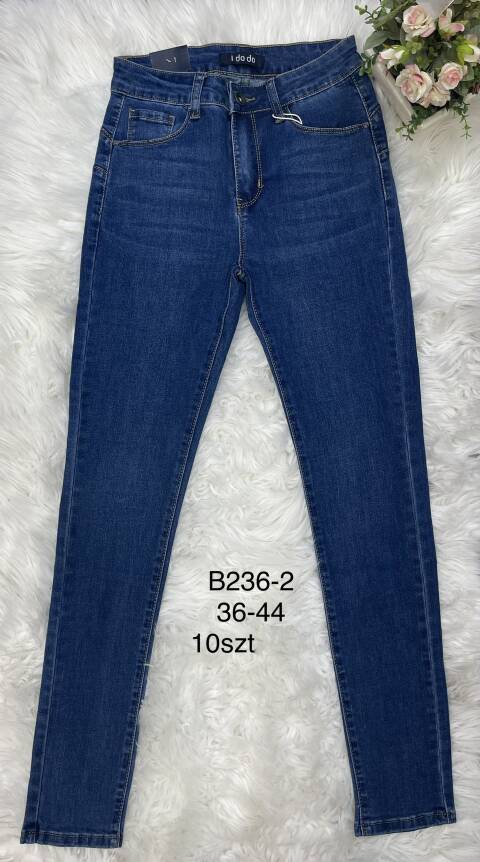 Jeansy damskie B236-2 1 kolor 36-44