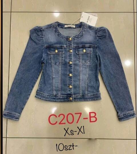 Kurtka jeansowa damskie C207-B 1 kolor XS-XL 1