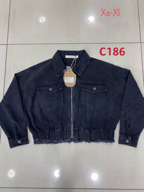 Kurtka jeansowa damskie C186 1 kolor XS-XL 1
