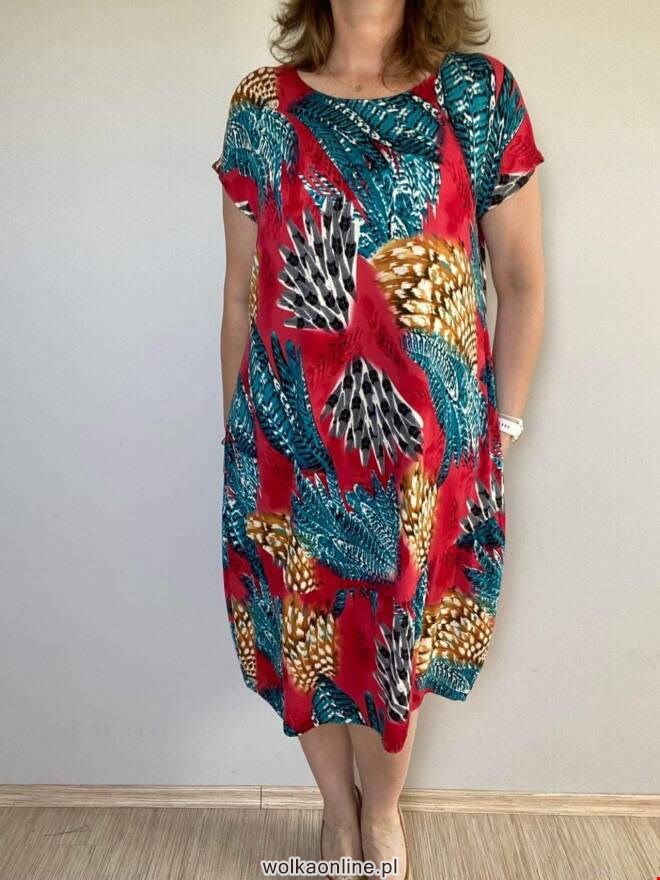 Sukienka Damskie 9376 Mix KOLOR  Standard (Towar Polskie )
