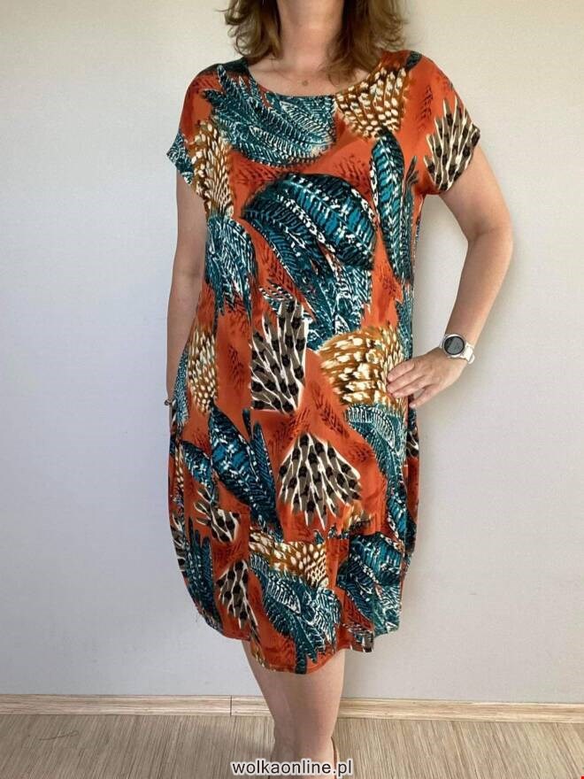 Sukienka Damskie 9377 Mix KOLOR  Standard (Towar Polskie )