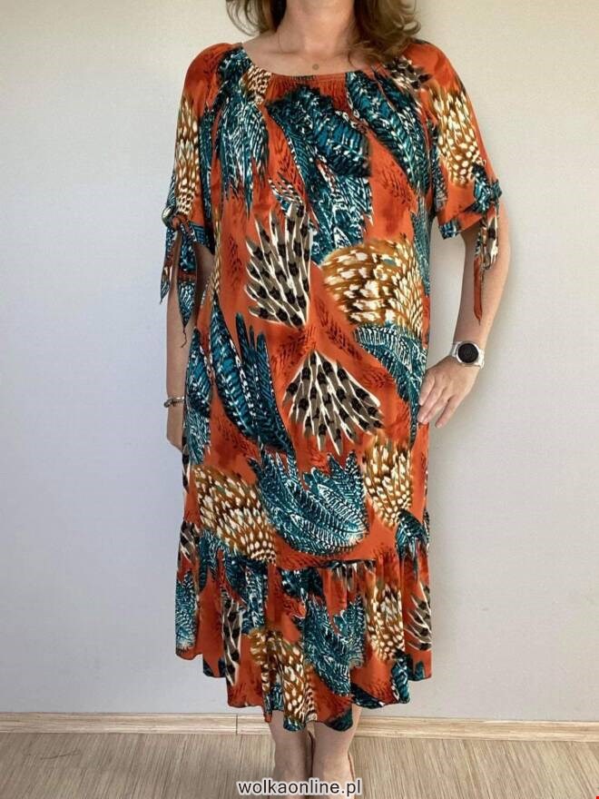 Sukienka Damskie 9378 Mix KOLOR  Standard (Towar Polskie )