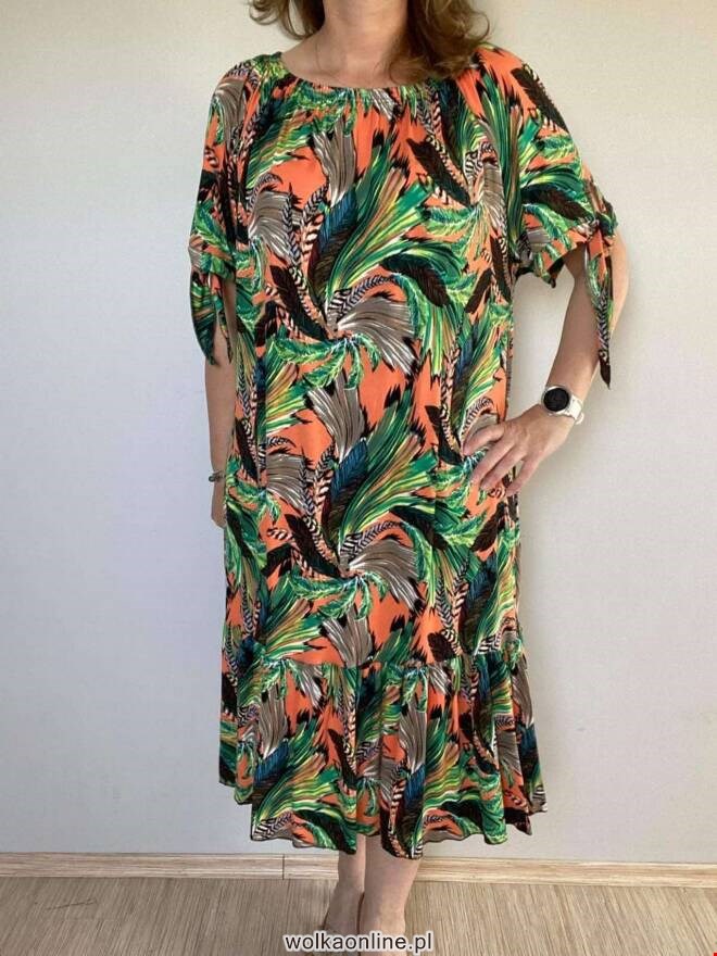 Sukienka Damskie 9379 Mix KOLOR  Standard (Towar Polskie )