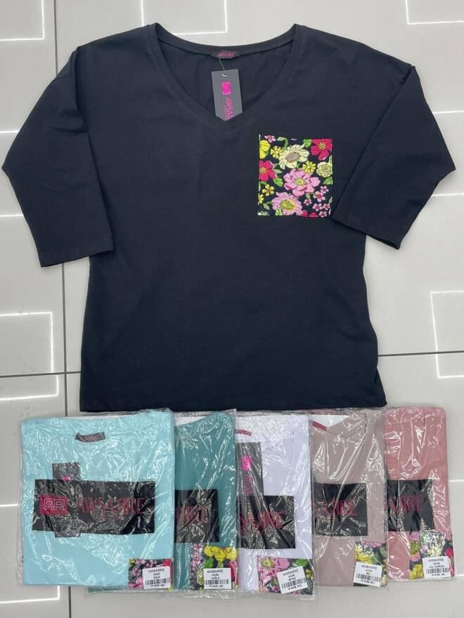 Bluzka damskie 9407 Mix KOLOR  Standard (Towar Tureckie)