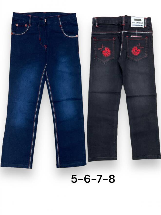 Jeansy chłopięce 9429 1 kolor  5-8(TOWAR Tureckie)