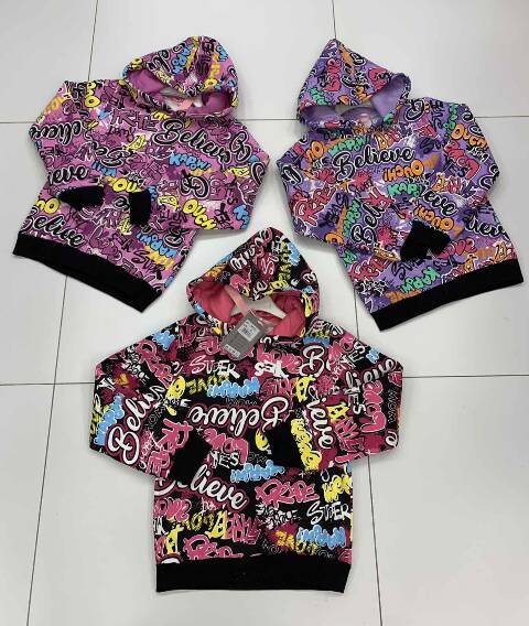 Bluza dziewczęca 9447 Mix kolor 4-12 1