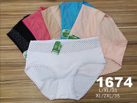 Majtki damskie 1674 Mix kolor L-2XL