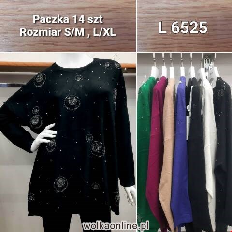 Sweter damskie L6525 Mix kolor S/M-L/XL