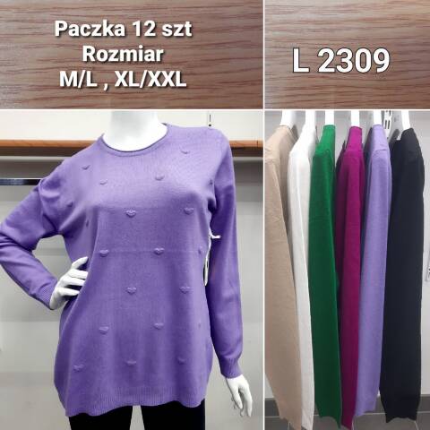 Sweter damskie L2309 Mix kolor M-2XL 1