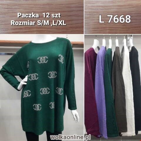 Sweter damskie L7668 Mix kolor S/M-L/XL