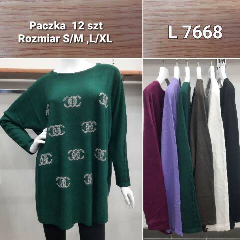 Sweter damskie L7668 Mix kolor S/M-L/XL 1