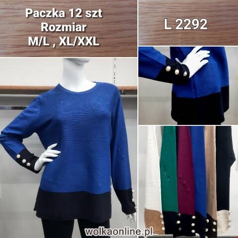 Sweter damskie L2292 Mix kolor M-2XL