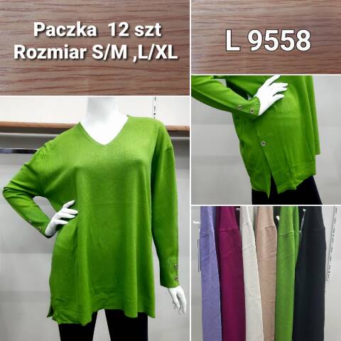 Sweter damskie L9558 Mix kolor S/M-L/XL 1
