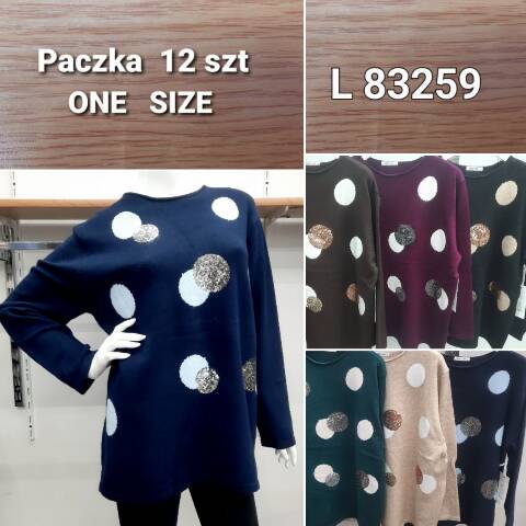Sweter damskie L83259 Mix kolor Standard 1