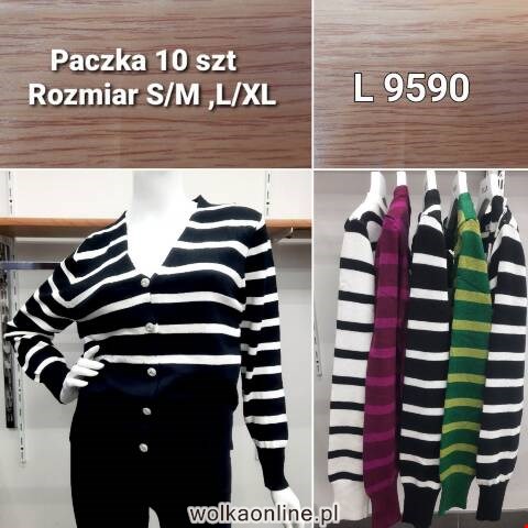 Sweter damskie L9590 Mix kolor S/M-L/XL