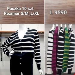 Sweter damskie L9590 Mix kolor S/M-L/XL