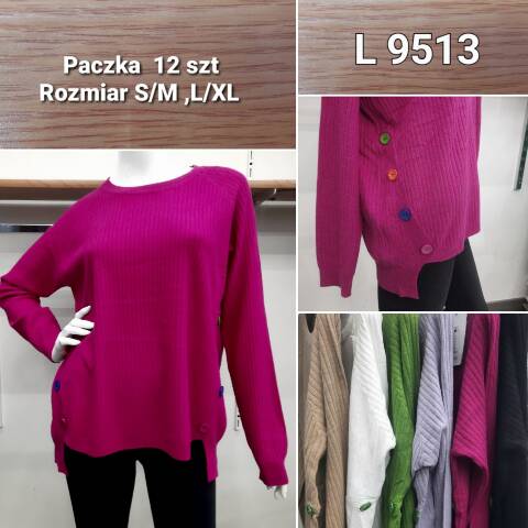Sweter damskie L9513 Mix kolor S/M-L/XL 1