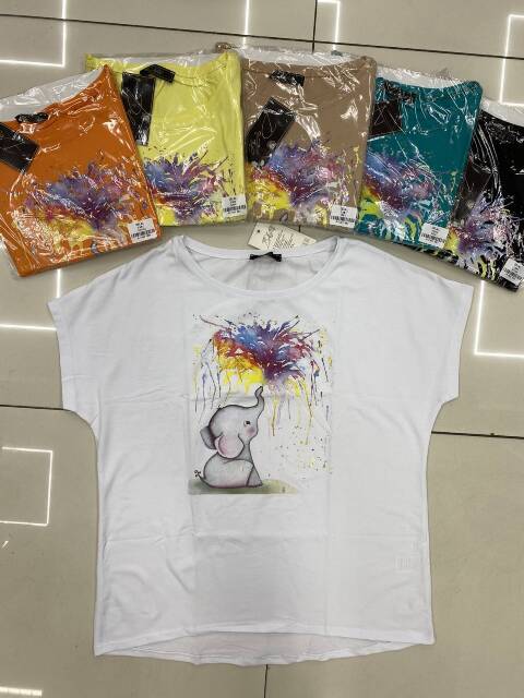 Bluzka damskie 9568 Mix kolor Standard