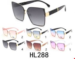 Okulary przeciwsłoneczne damskie HL288 Mix kolor Standard