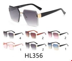 Okulary przeciwsłoneczne damskie HL356 Mix kolor Standard