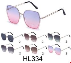 Okulary przeciwsłoneczne damskie HL334 Mix kolor Standard