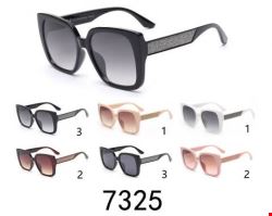 Okulary przeciwsłoneczne damskie 7325 Mix kolor Standard