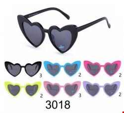 Okulary przeciwsłoneczne damskie 3018 Mix kolor Standard