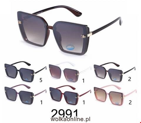 Okulary przeciwsłoneczne damskie 2991 Mix kolor Standard